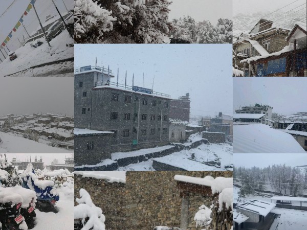 मुस्ताङलगायत देशका उच्च पहाडी भागहरुमा भारी हिमपात सुरु, यात्रामा ननिस्किन आग्रह