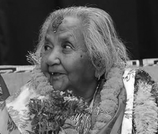 सत्यमोहन जोशीकी धर्मपत्नी राधादेवी जोशीको १०० वर्षको उमेरमा निधन