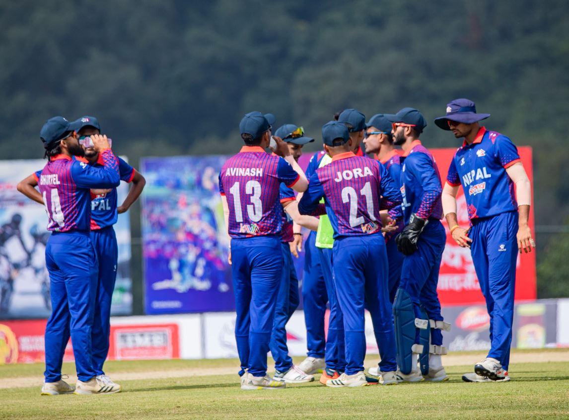 त्रिकोणात्मक टी-२० क्रिकेटः नेपाललाई ९५ रनको सामान्य लक्ष्य