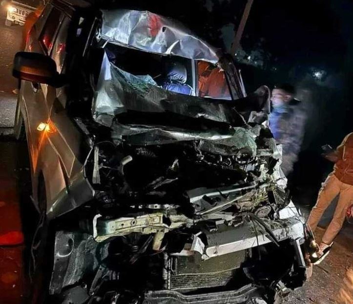 सर्लाहीमा भारतीय नम्बर प्लेटको जिप दुर्घटना, १० जना घाइते