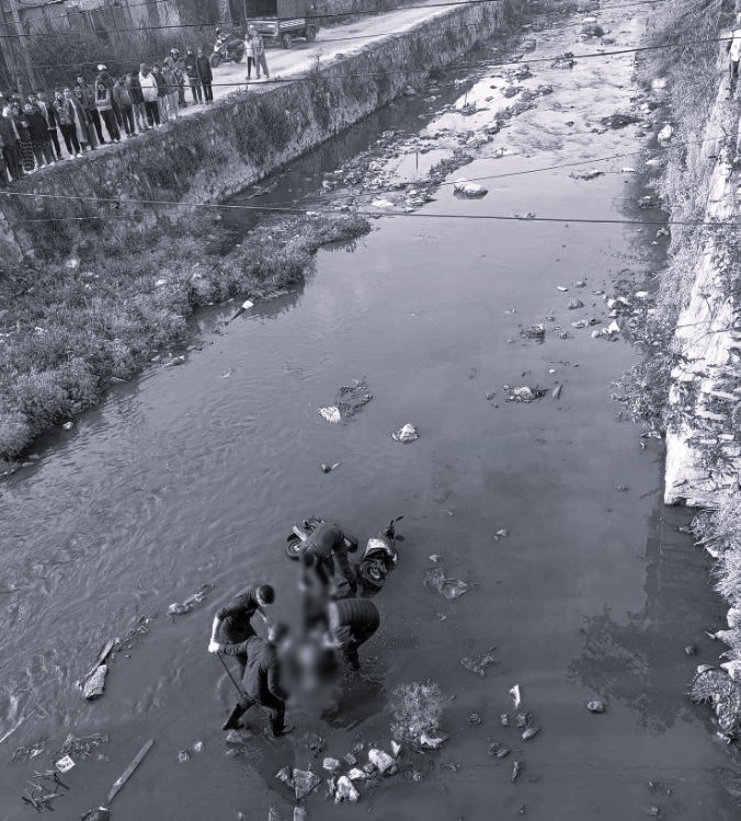 भक्तपुरको राधेराधेस्थित हनुमन्ते खोलामा युवकको शव भेटियो