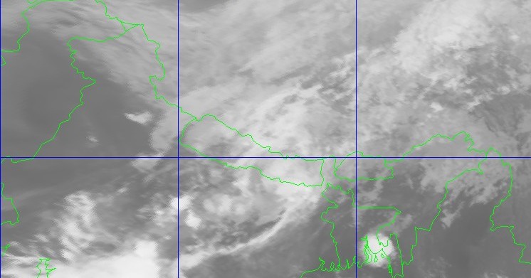 देशका पहाडी भागका एक–दुई स्थानमा हल्का वर्षा, तराईमा हुरीबतासको चेतावनी