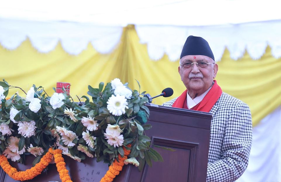 देश विकास हुँदैछ, युवाहरु निराश हुनुु पर्दैनः प्रधानमन्त्री ओली