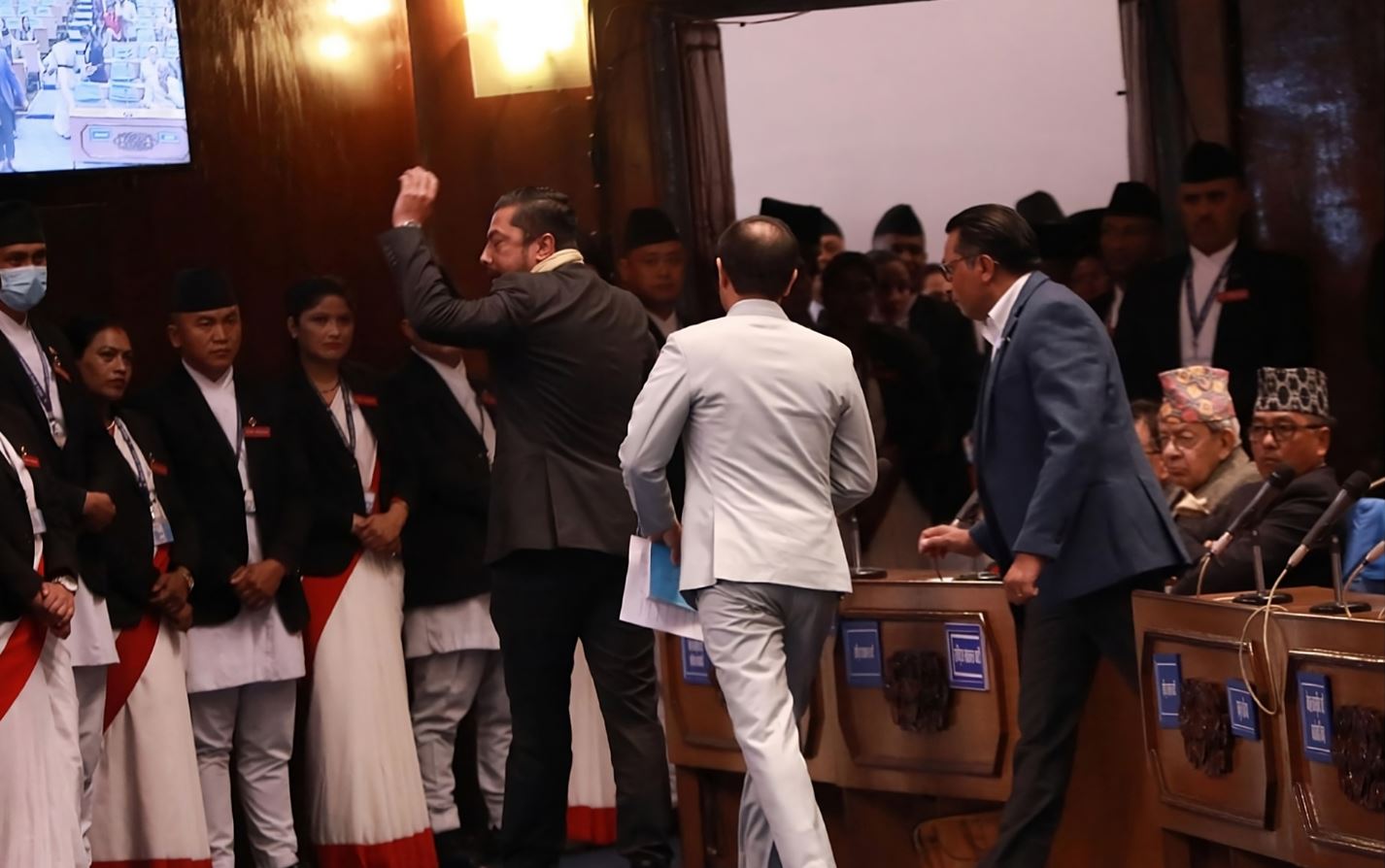रास्वपा सांसदद्वारा प्रतिनिधिसभा बैठक बहिष्कार